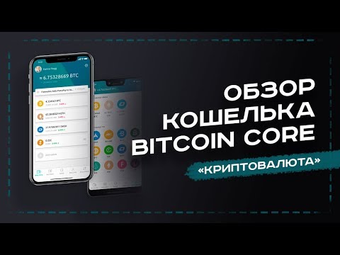 ОБЗОР КОШЕЛЬКА BITCOIN CORE - УРОК №8. ОБУЧЕНИЕ КРИПТОВАЛЮТЕ