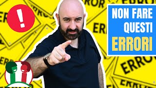 🇮🇹 Italiano parlato: gli errori più comuni ❌ che fanno tutti gli italiani.