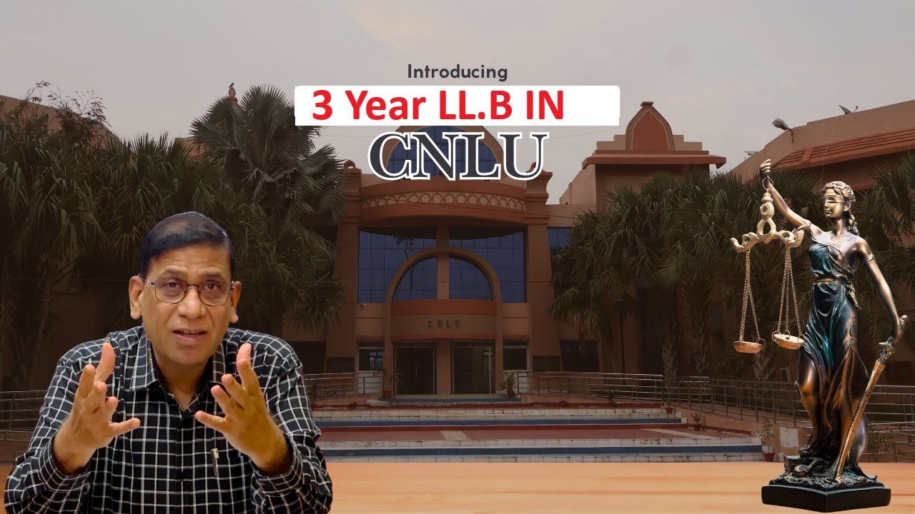 Why Join 3 Year LL.B of CNLU? | Prof. Faizan Mustafa , VC CNLU
