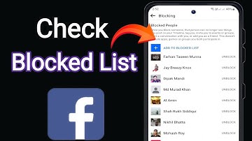 How to Check Block List on Facebook 2024 | See Facebook Block List