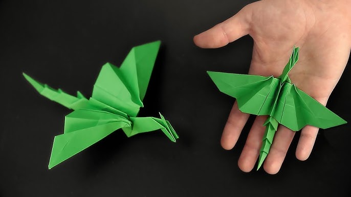 Origami Dragon - slow, step by step tutorial 