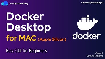 Install Docker Desktop on MAC for Apple Silicon