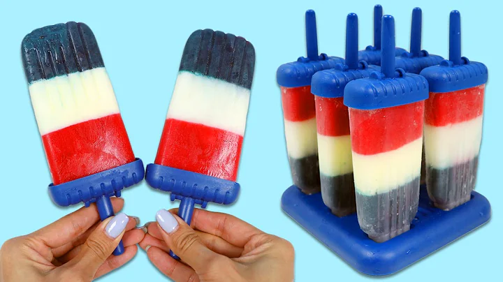 How to Make Red, White And Blue Fruit Popsicles!