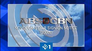 [3D] My Take: ABS-CBN Novocom-style sign-on notice (2000s)