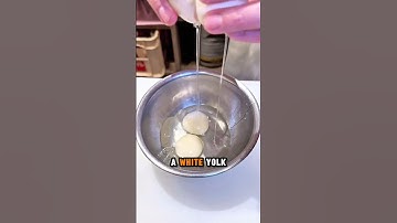 This egg yolk is white