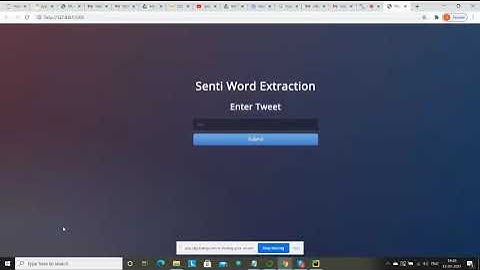 Twitter Sentiment Extraction model deployment