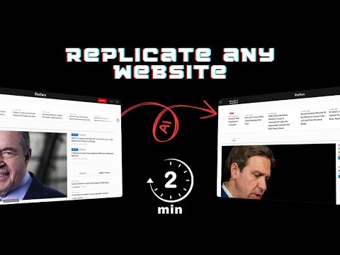Replicate ANY Website in 2 Minutes Using this AI Tool