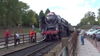 BR Standard Class 9F 92214 'City of Leicester' Locomotive - Great Central Autumn Steam Gala 2022
