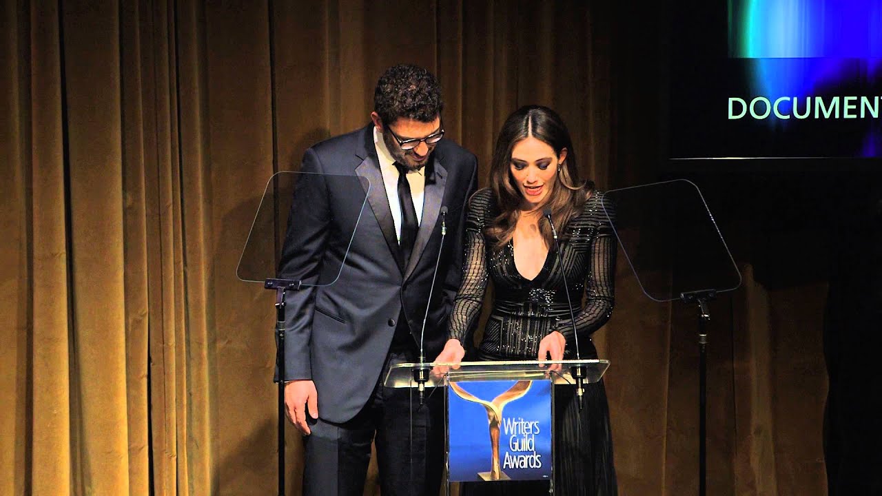 2016 Writers Guild Awards: Sam Esmail and Emmy Rossum present LongForm Adapted
