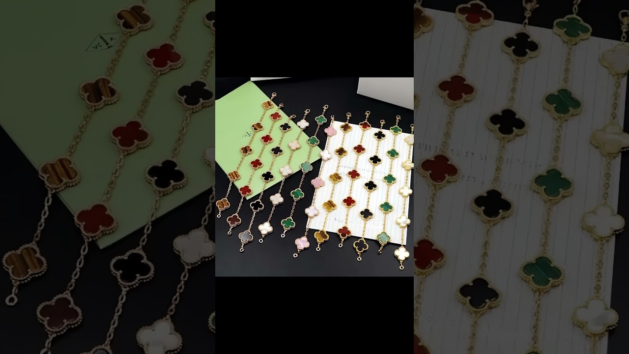 Van Cleef & Arpels VCA  New four-leaf clover bracelet（35 styles)$25