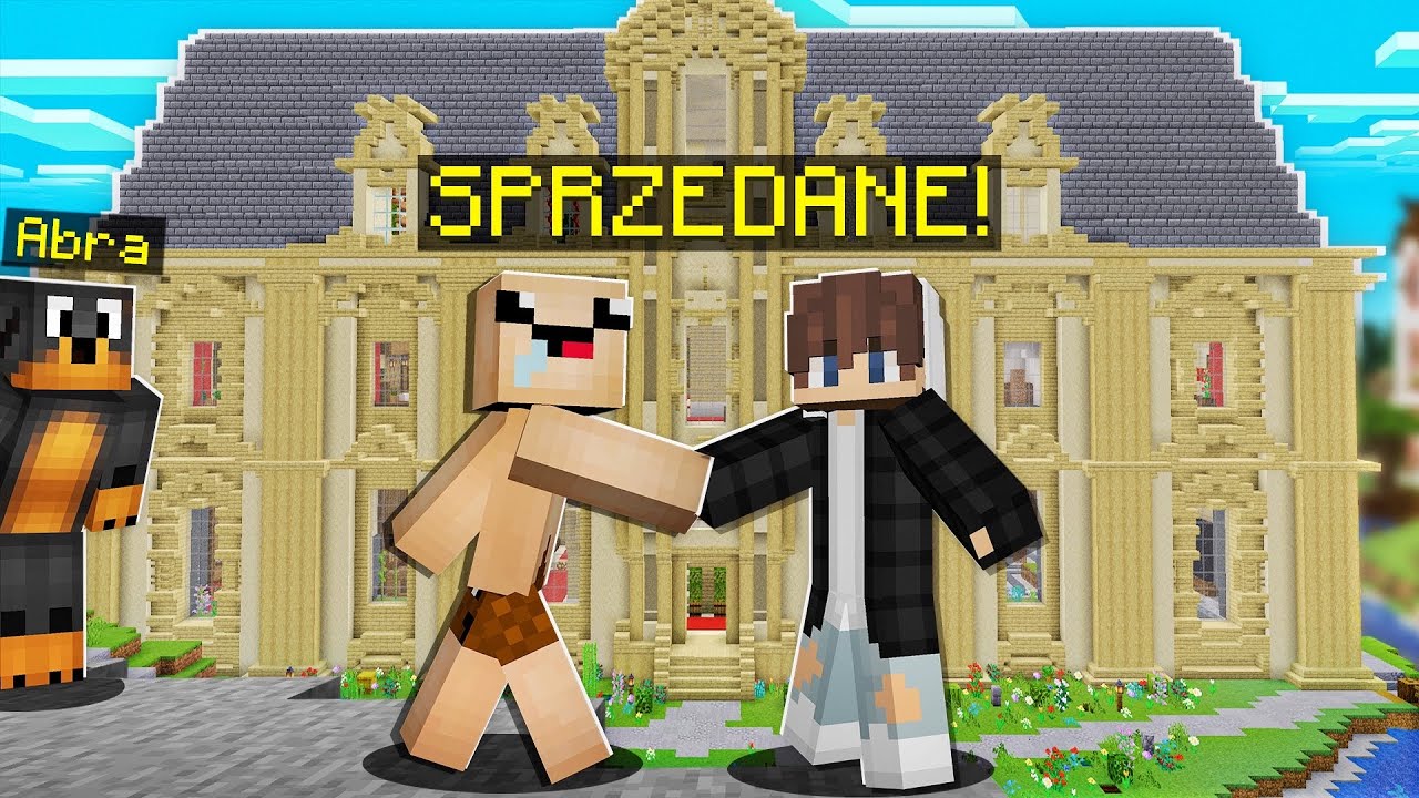 BOBO KUPIŁ VILLĘ AGENTIXA za 100.000 NETHERYTU w Minecraft! 😱 (nie clickbait)