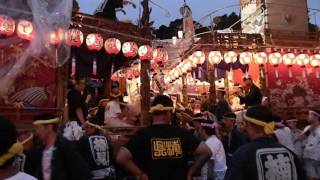 20170802 1019館山の祭り楠見の山車のあいさつ