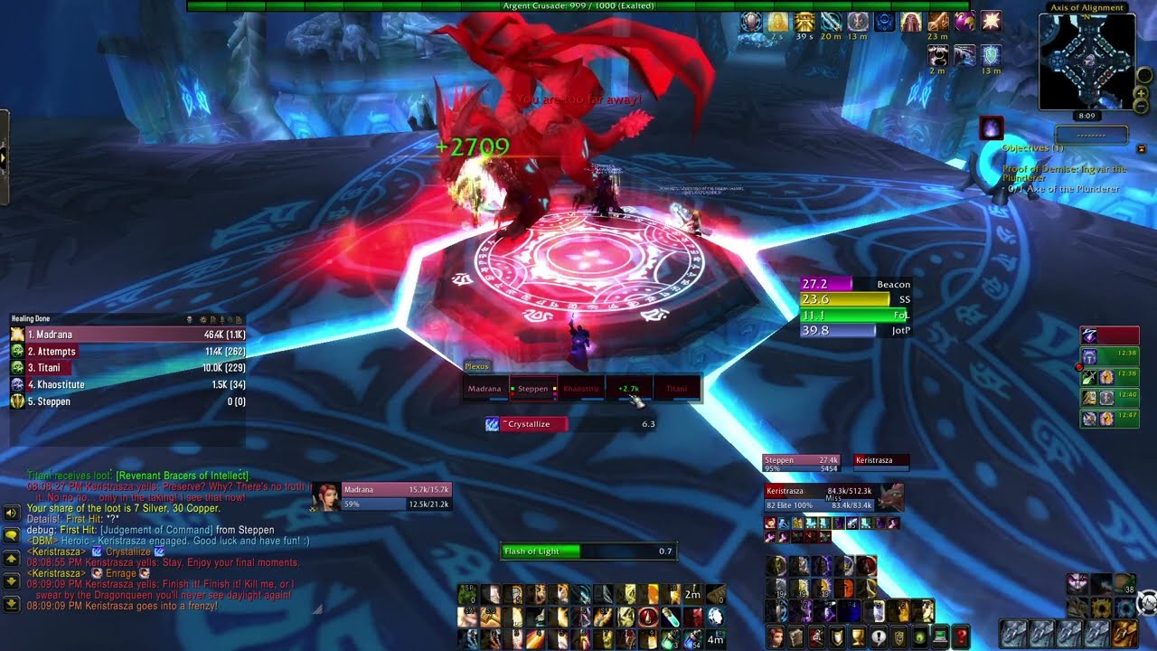 [Wrath Classic] Kurn Heals, Fog Tanks Heroic Nexus -- V