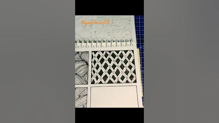 Zentangle pattern art no:120||#art #zentangleart #drawing #shorts #zentangle ||@goodman03