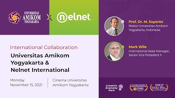 MoU of Internasional Collaboration Universitas Amikom Yogyakarta x Nelnet International