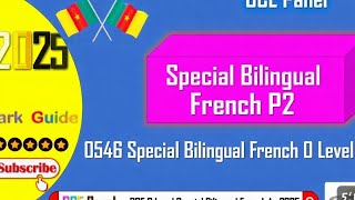 Special Bilingual Education French 0546 Cameroon GCE O Level Solutions and Corrections | GCE Panel screenshot 4