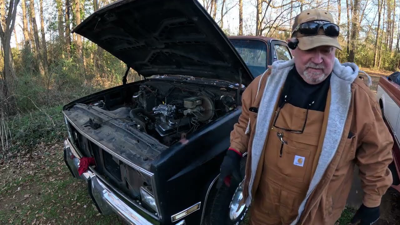«Заведется ли она и поедет?» Chevrolet Square Body 1981 года выпуска... Начинается проект «Старые...
