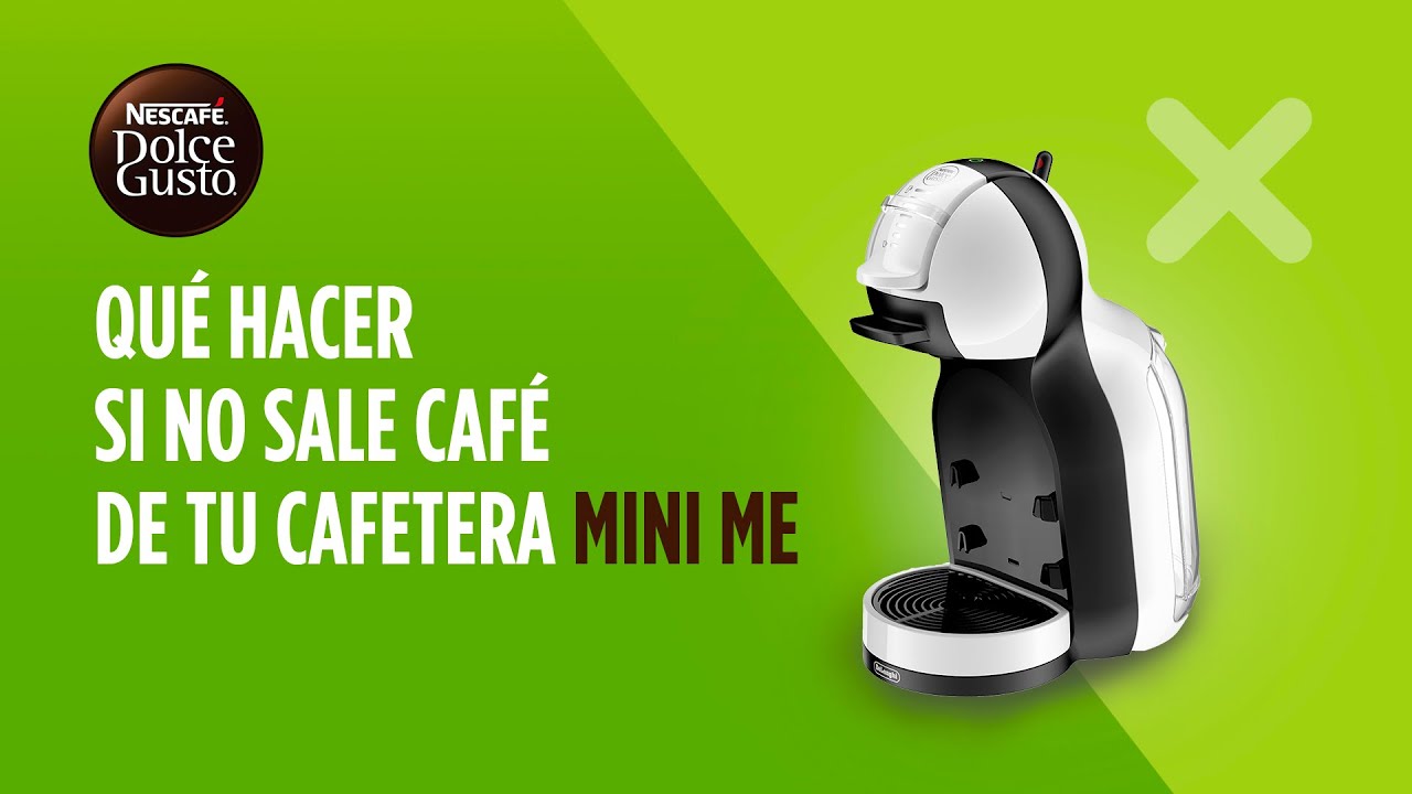 Qué hacer si no fluye el café en tu cafetera automática Mini Me