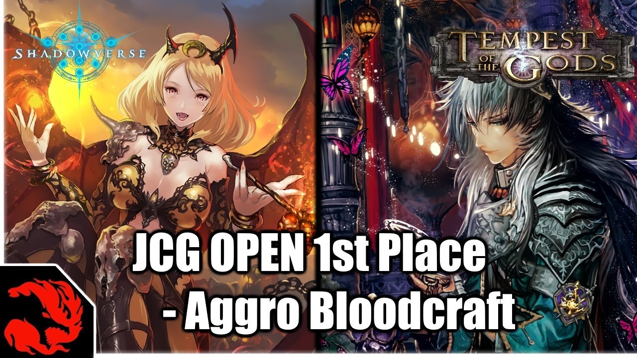 [Shadowverse] JCG OPEN 1st Place Aggro Bloodcraft Deck Gameplay! YouTube