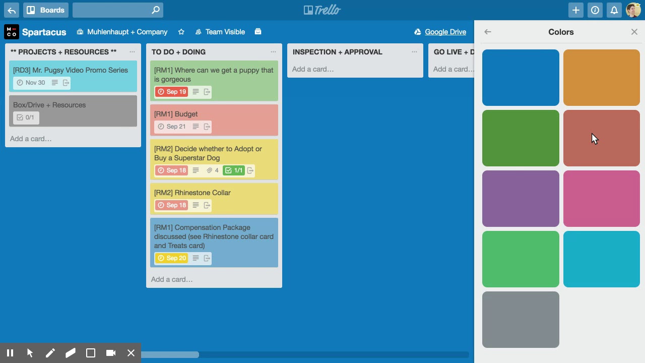 Templates for Trello