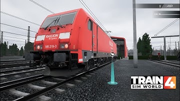 Show how to drive and couple for the cool  electric locomotive  "BR 185..2 DB "| Train Sim World 4 |