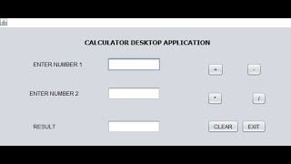 #Tutorial 1 GUI Calculator Desktop Application  in Java using Java Swing ,AWT and Netbeans IDE