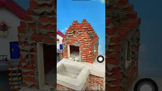 Handmade self-build villa + swimming pool #diycarft #viral #viralshorts #video