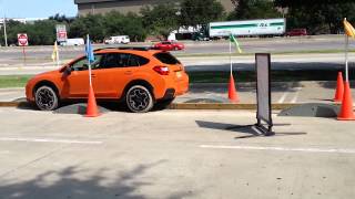 Subaru Crosstrek ground clearance test