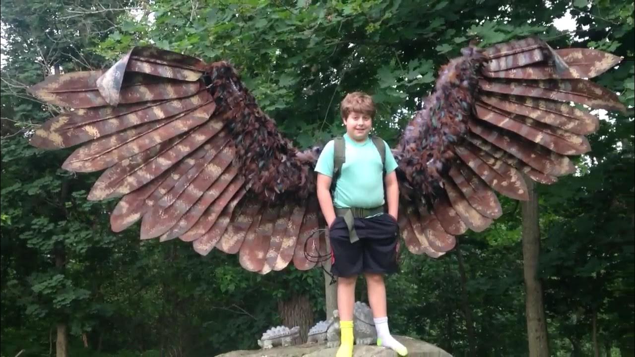 Articulating electric wings demonstration 1 YouTube