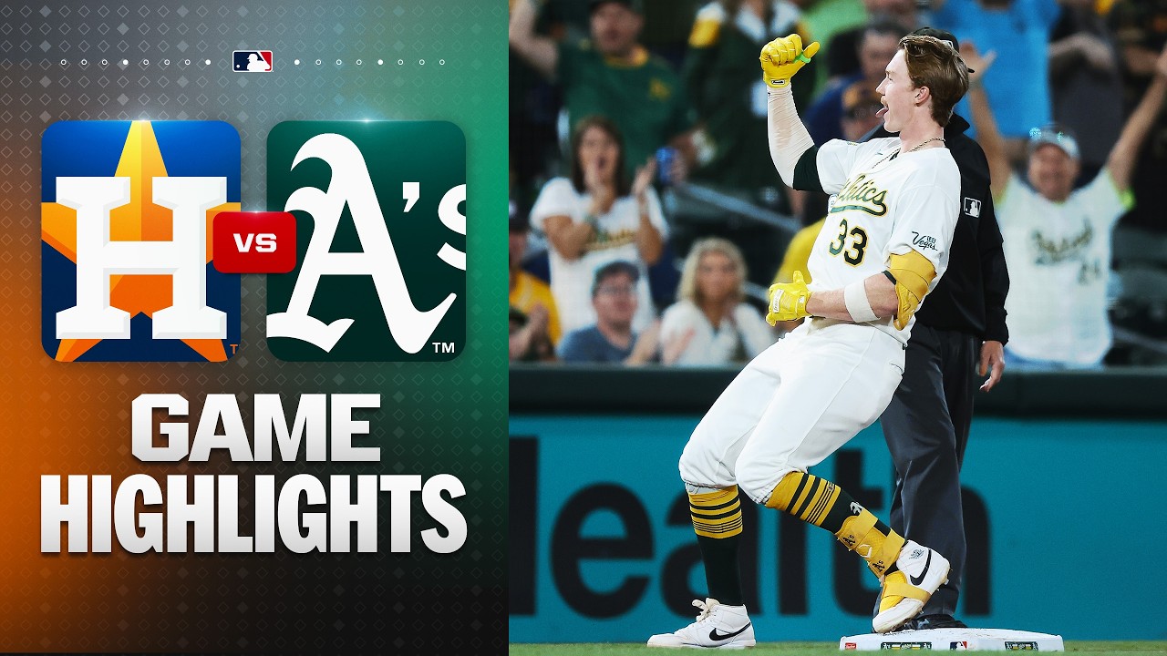 Astros vs. A's Game Highlights (9/25/26) | MLB Highlights