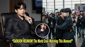 Jungkook and Taehyung’s Hug Becomes the World’s Spotlight! ARMY Touched by Their Emotional Words!