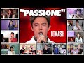 "PASSIONE" BY DIMASH REACTION COMPILATION