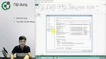 Học Excel: 7.5. Tùy biến Excel với Add Ins