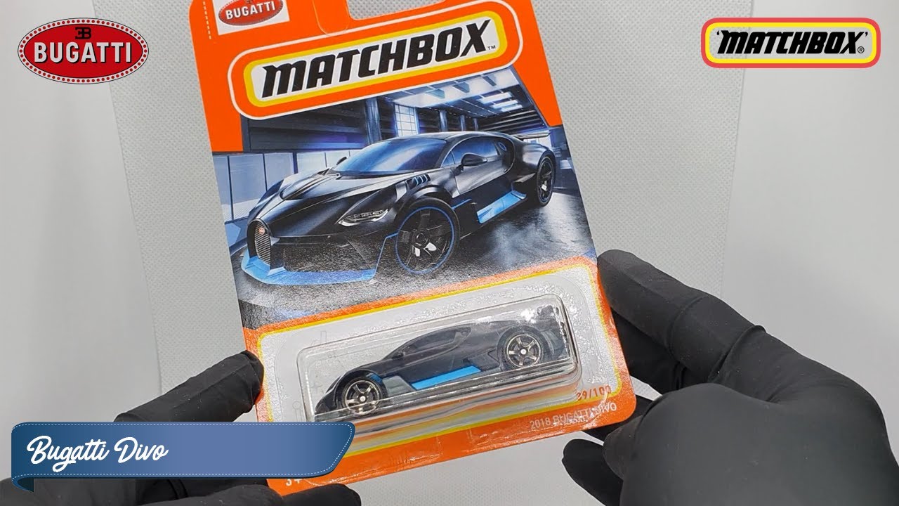 Bugatti Divo - Matchbox 1/64 Diecast Model Car - Review and Unboxing
