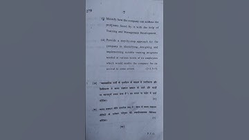 2022 paper | HRM | Sem 3 | DU | Bcom hons