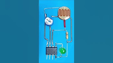 Automatic Street Lamp Using Comparator İntegrated - LM393 #shorts #zaferyildiz #short #electronics