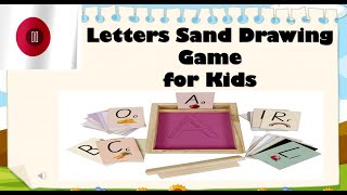Letters Sand Drawing Game for Kids screenshot 5