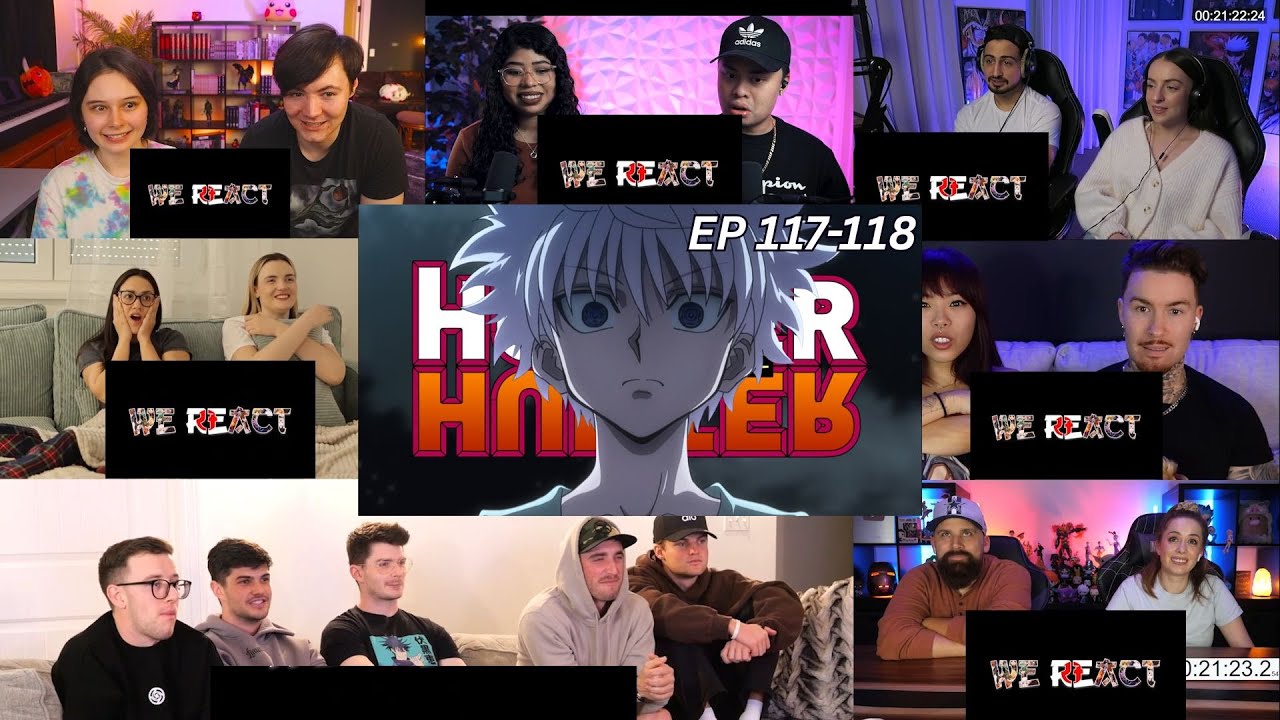 Hunter x Hunter Episode 117-118 | Reaction Mashup