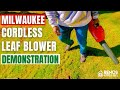 MILWAUKEE M18 Brushless Blower Review | Leaves and Straw Demonstration