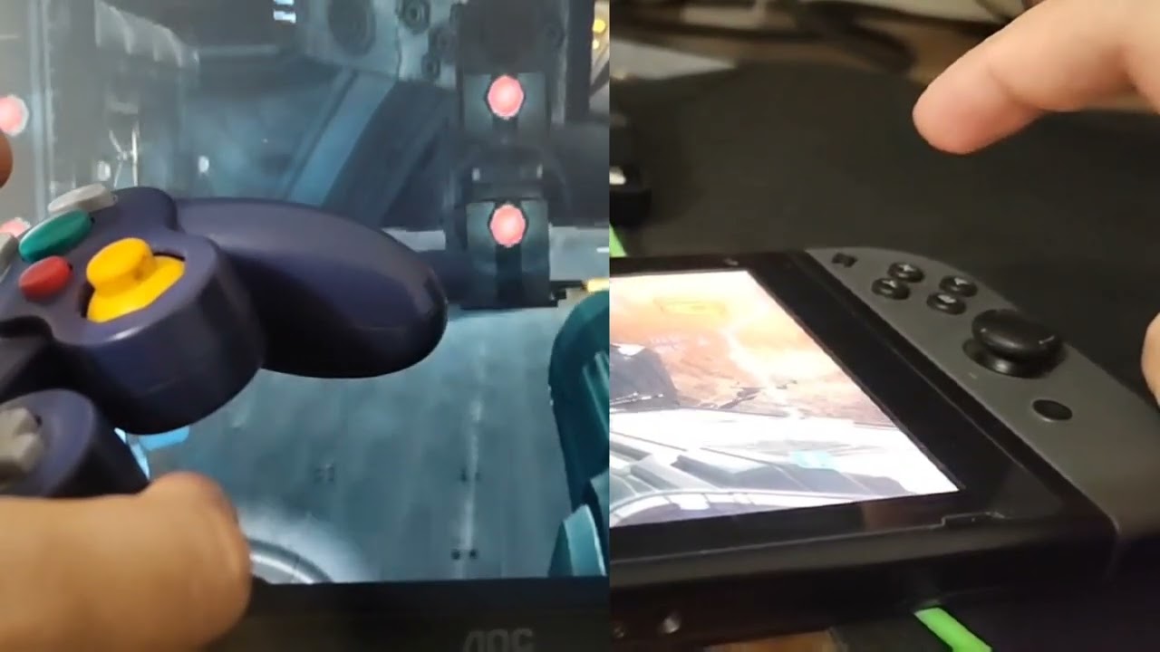 Metroid Prime Gamecube vs Metroid Prime Switch [input lag]