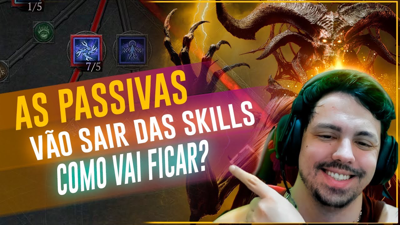 DIABLO 4 - "CONFIRMADO" AS PASSIVAS VÃO SAIR DAS SKILLS - E AGORA?