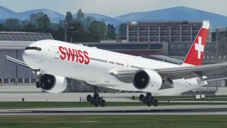 MSFS 2020 | Landing the 777-300ER at Zurich (LSZH)