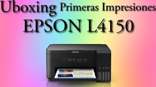 Impresora Epson L4150 - Unbox y 1ras Impresiones!!! - YouTube