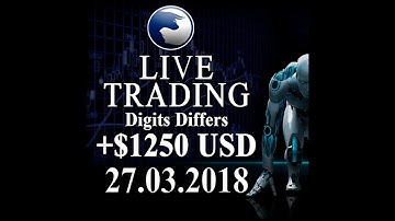 [REAL ACCOUNT] Automated Trading Binary.com Volatility 75 (Digits Differs) +$1250 USD (27.03.2018)