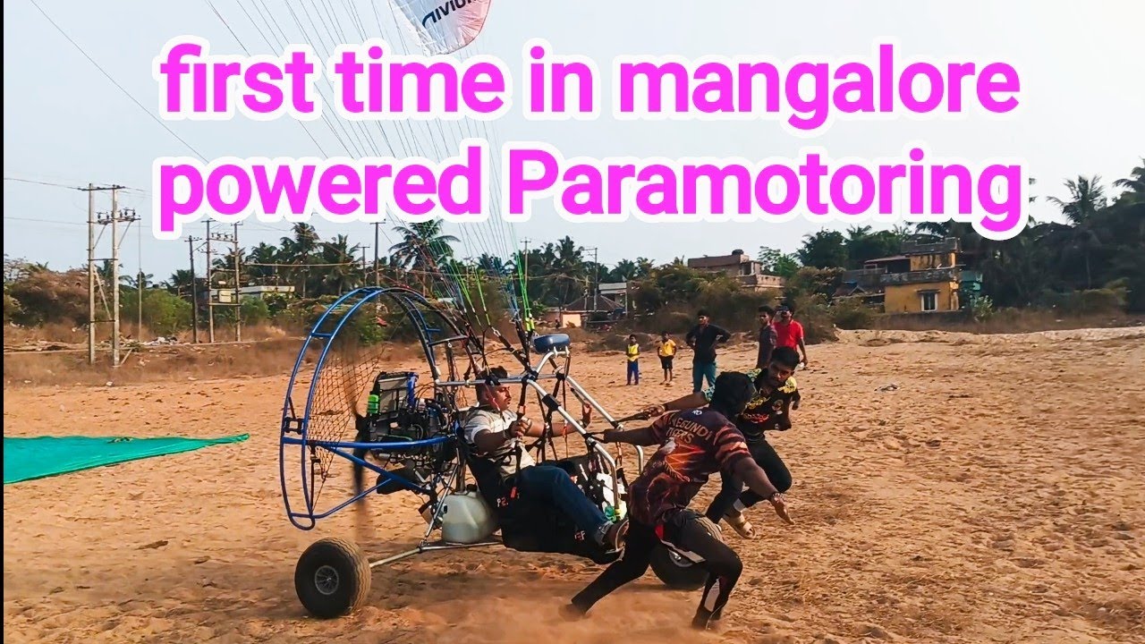 New new #firsttime in mangalore #powered paramotoring