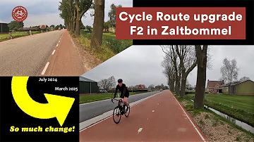 Impressive changes on the F2 fast cycle route in Zaltbommel