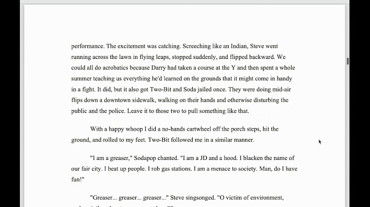 Chapter 9, The Outsiders