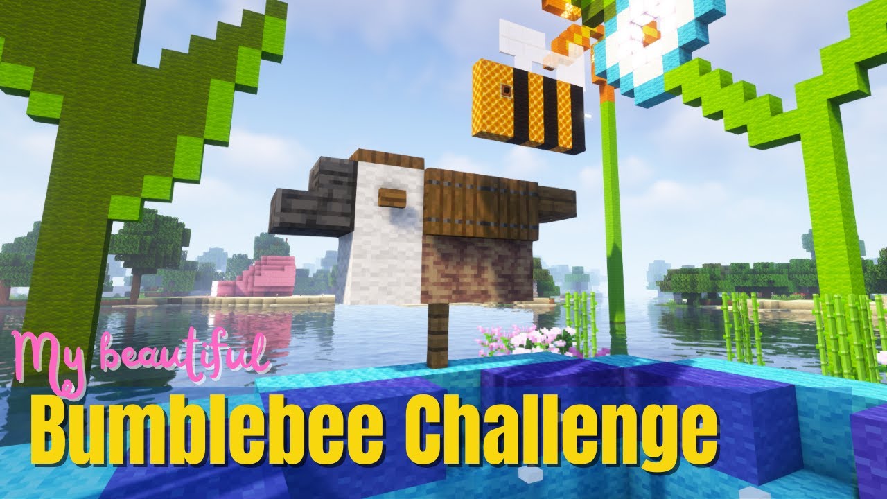 I built a super CUTE Minecraft mini game with big flowers! Nomadcraft