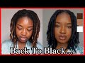 Dyeing My Locs Black | From Brown To Jet Black, Beginner Friendly | #KUWC