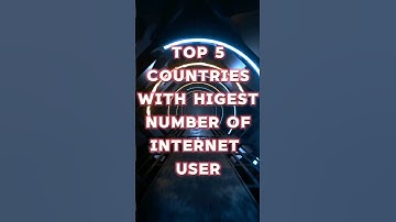 Top 5 countries With Highest number of internet users #top #shortvideo #youtubeshorts
